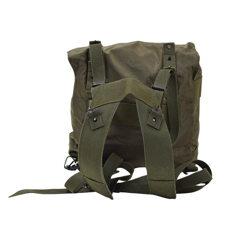 Original Austrian military tactical field bag olive coated backpack camping NEW - GoMilitar
