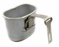 Original Belgian army canteen cup mug mess Aluminum pot bushcraft like US M1910