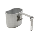 Original Belgian Military 1L Canteen Plastic Pouch Aluminium Cup Included