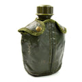 Original Belgian Military M1 Water Canteen W Cover Field Gear Bottle Olive