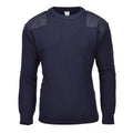 Original Belgian Military pullover warm knitted blue sweater army surplus NEW