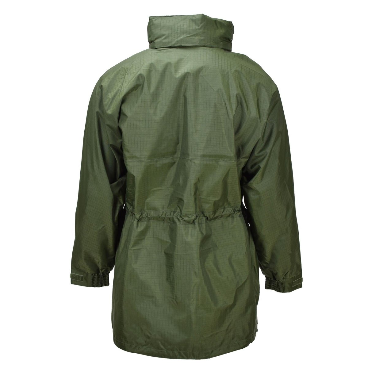 Original Belgian military rain long jacket with liner olive waterproof field NEW