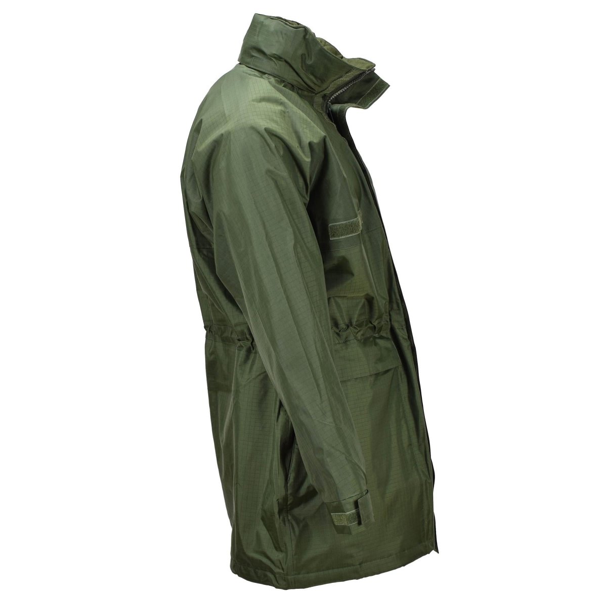 Original Belgian military rain long jacket with liner olive waterproof field NEW
