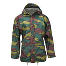Original Belgian Military waterproof jacket jigsaw camouflage seyntex raincoat - GoMilitar