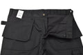 Original Belgian Military work cargo pants durable reinforced knees black NEW