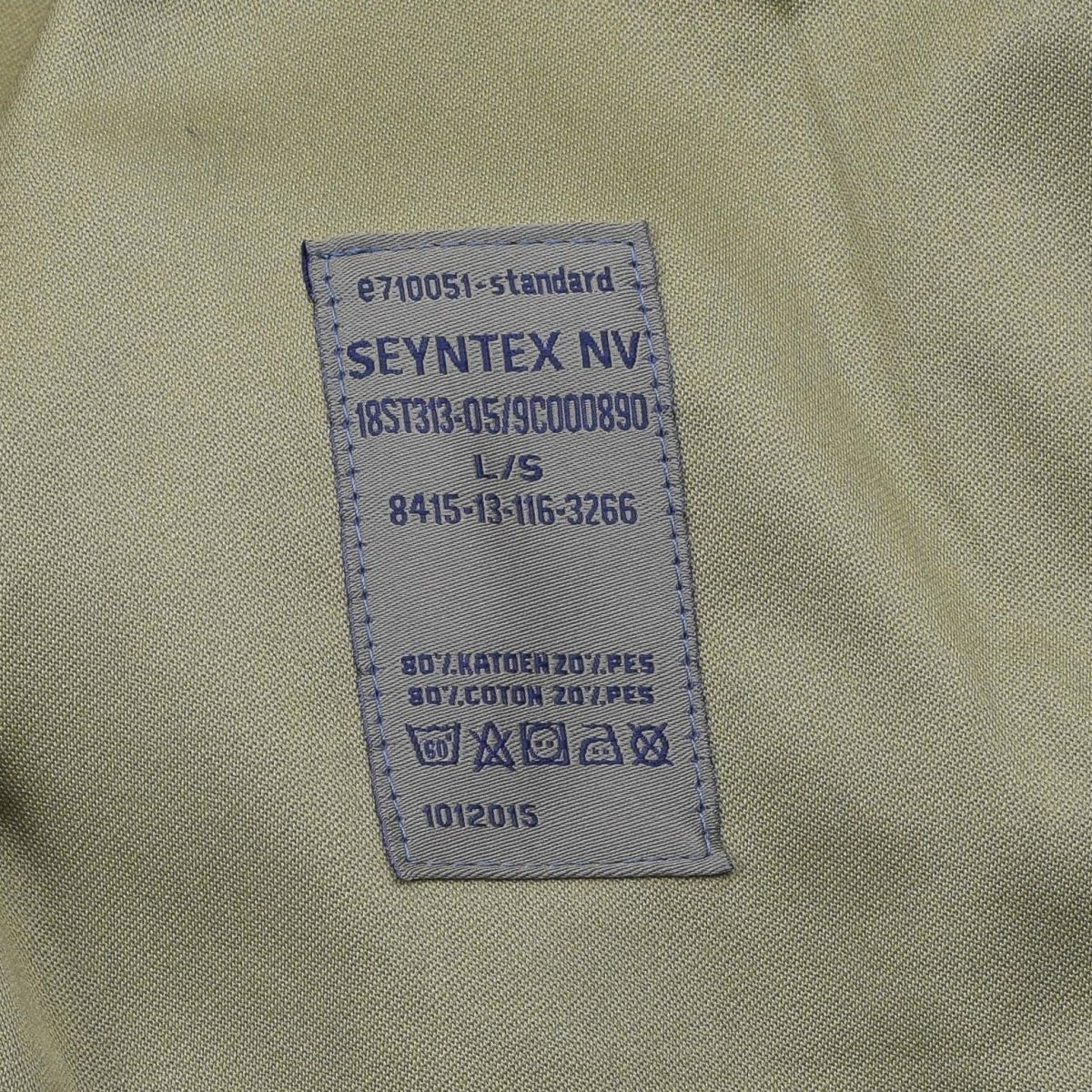 Original Belgium Military jacket tactical troops field uniform jigsaw Seyntex