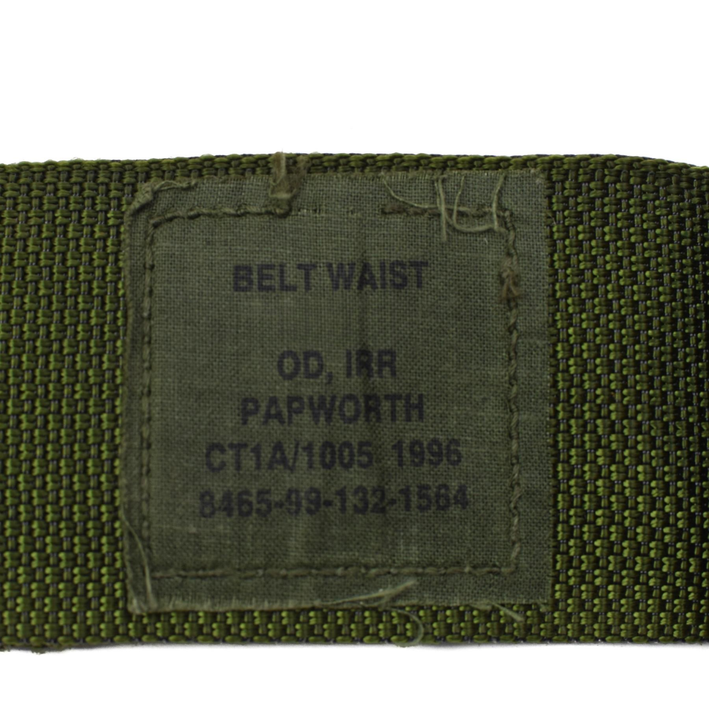 Original British Army PLCE Tactical Webbing Waist Belt Olive Green Adjustable