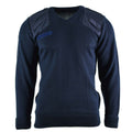 Original British army police pullover Commando Jumper blue V-neck sweater