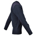Original British Ex-police service pullover Commando Jumper blue V-neck sweater