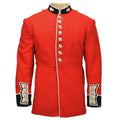 Original British Military Formal Jacket Golden Buttons Without Epaulettes Red