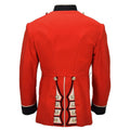 Original British Military Formal Jacket Golden Buttons Without Epaulettes Red
