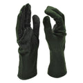 Original British Military gloves anti slip palms Nomex aramid fiber green NEW