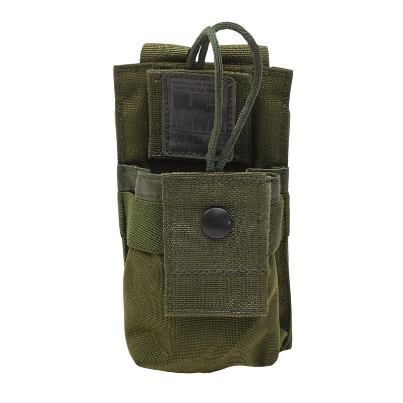 Original British Military GPS radio pouch molle bag nylon bag holster Olive - GoMilitar