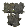 Original British Military MK II leather gloves lined dark green hand protection