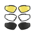 Original British Military V12 Protective Goggles Interchangeable Lenses Black