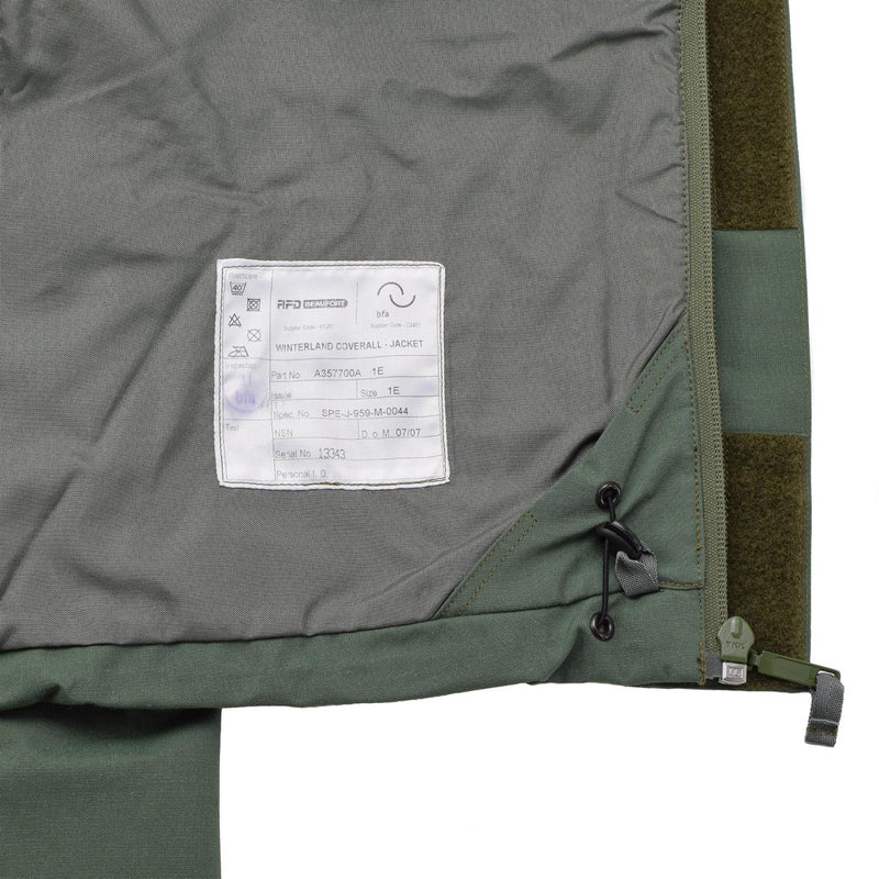 Original British military WBC tactical jacket olive activewear adjustable NEW - GoMilitar