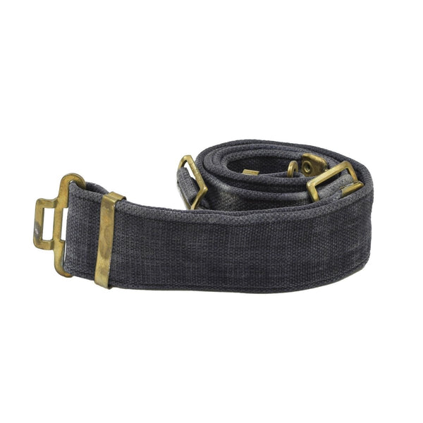 Original British Military webbing tactical belt troops combat quick release Blue - GoMilitar