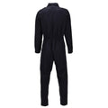 Original British Military Wool Coveralls Front Zip Button Closure Black