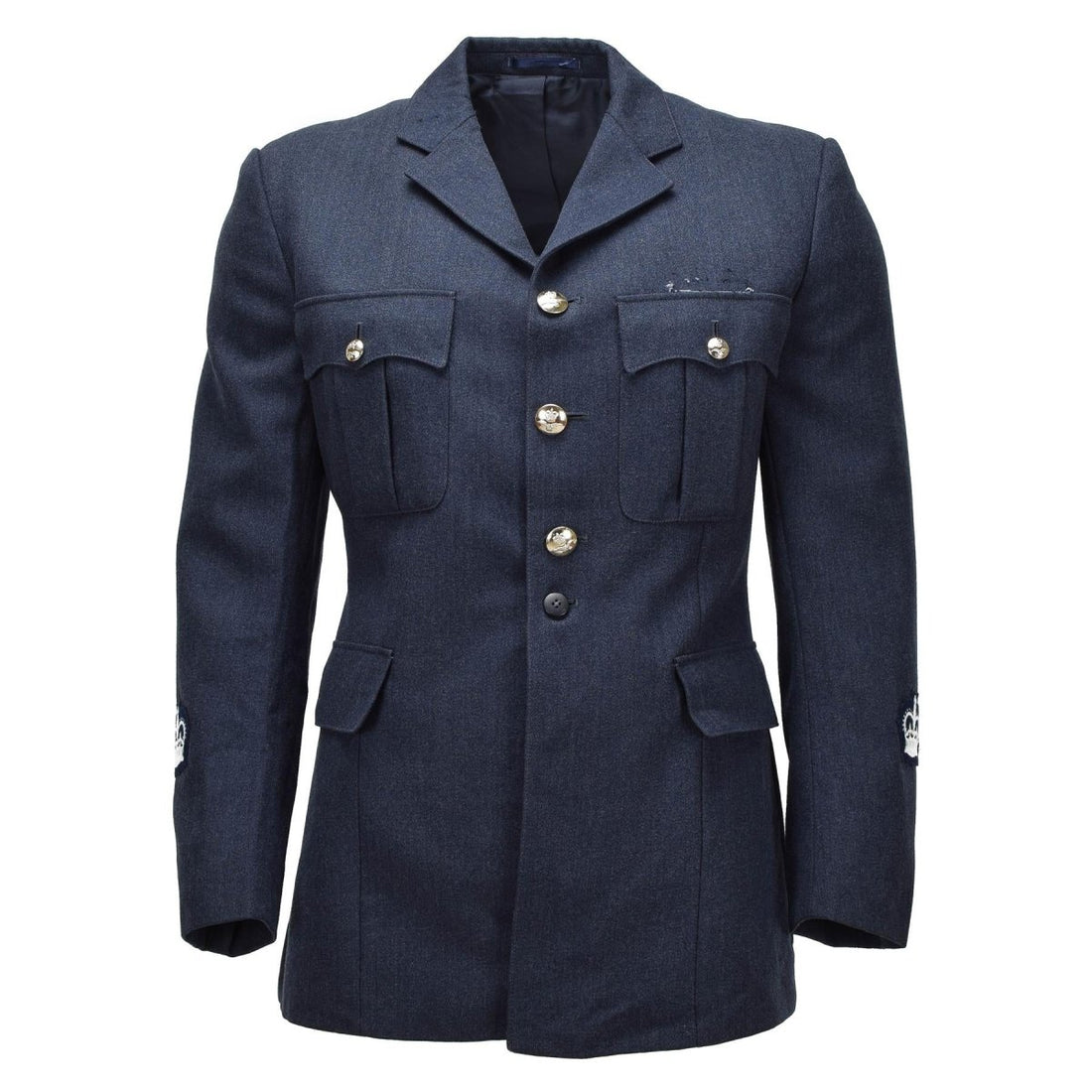 Original British RAF Military Parade Dress Jacket Vintage Formal Navy Blue