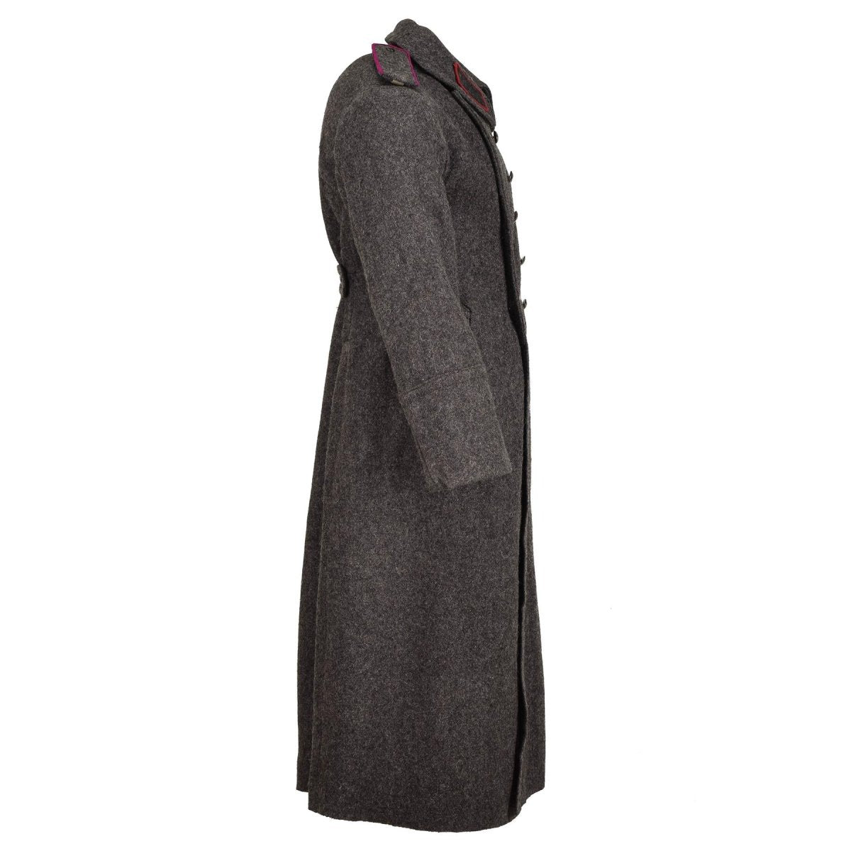 Original Bulgarian Military gray coat wool overcoat heavy winter long shinel