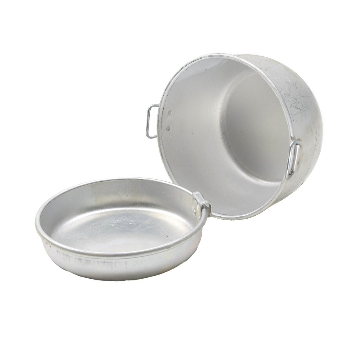 Original Bulgarian Military vintage mess kit hiking camping firepit pot pan NEW