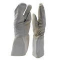 Original Bundeswehr Military Lined Mittens 3 Finger Design Cold Weather White