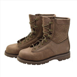 Original Canadian Army Leather Combat Boots Breathable Military Surplus Brown