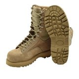 Original Canadian Army STC Combat Boots Suede Leather Military Surplus Brown