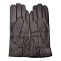 Original Czech army winter warm cold brown leather gloves casual tight fit NEW