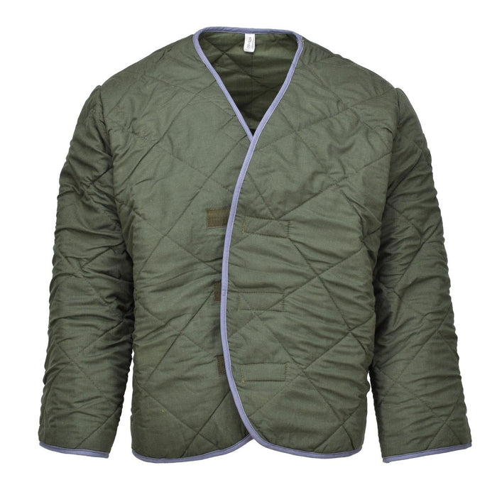 Original Czech Military olive thermal lining jacket liner warm cold weather NEW - GoMilitar