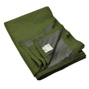Original Danish Military Waterproof Tarpaulin Poliamide 175x275cm Green - GoMilitar