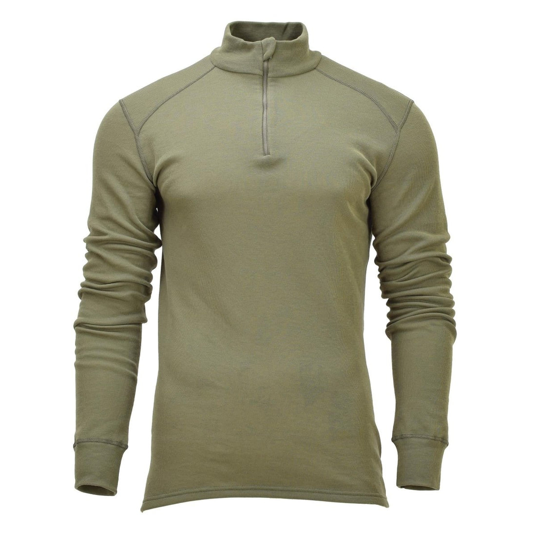Original Dutch Army Base Layer Undershirts High Neck Thermal Insulation Olive