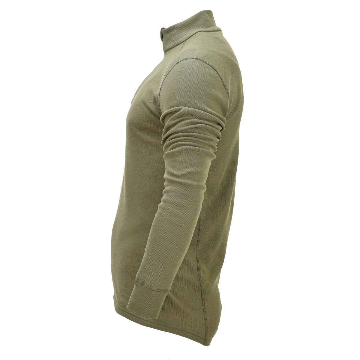 Original Dutch Army Base Layer Undershirts High Neck Thermal Insulation Olive