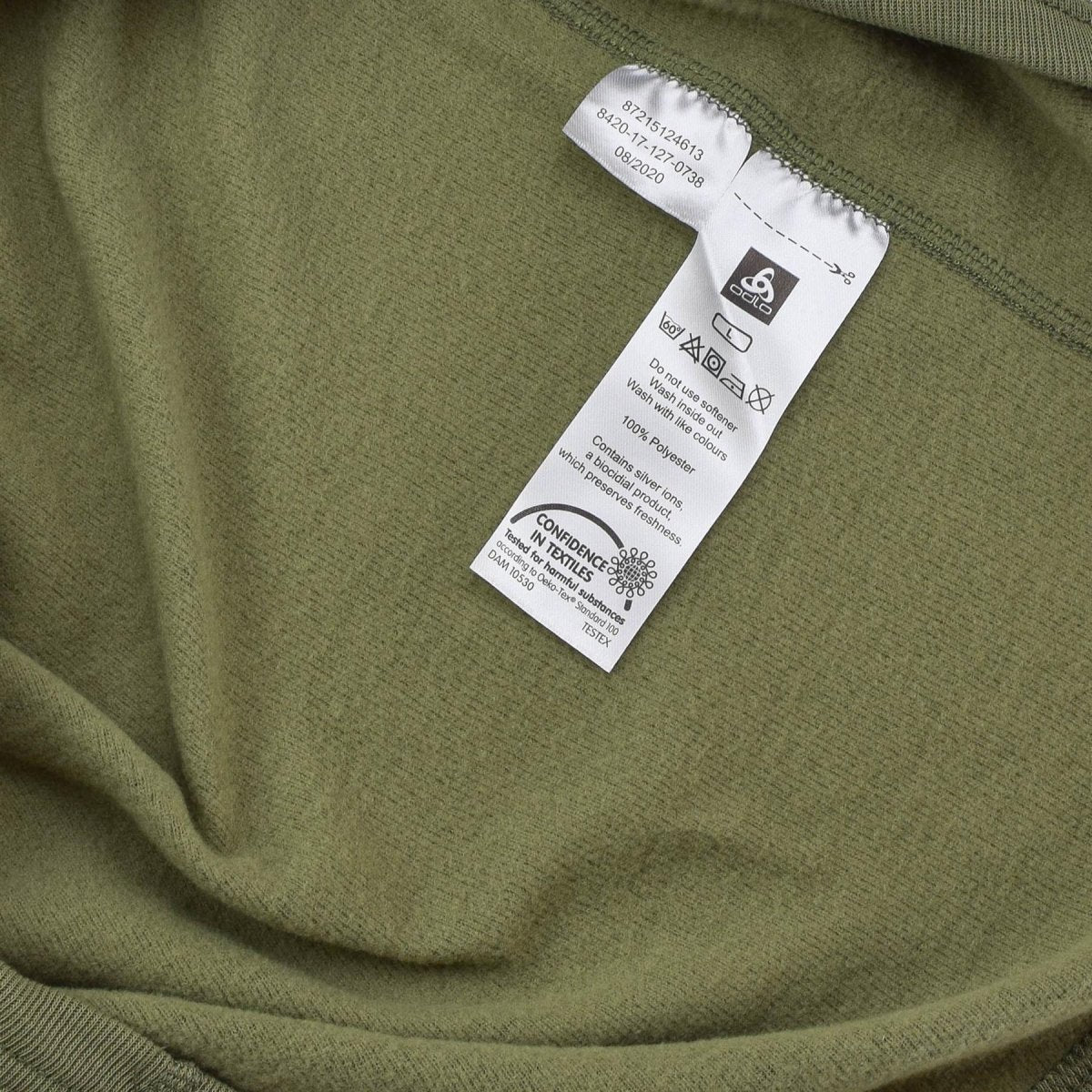 Original Dutch Army Base Layer Undershirts High Neck Thermal Insulation Olive