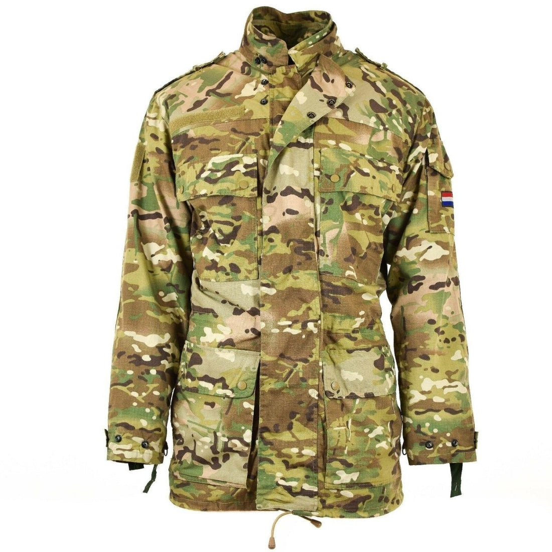 Original Dutch army field RIP STOP JACKET MULTITARN M65 military parka liner NEW