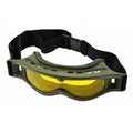Original Dutch Army Tactical Goggles 3 Lenses Adjustable Strap Pouch Olive
