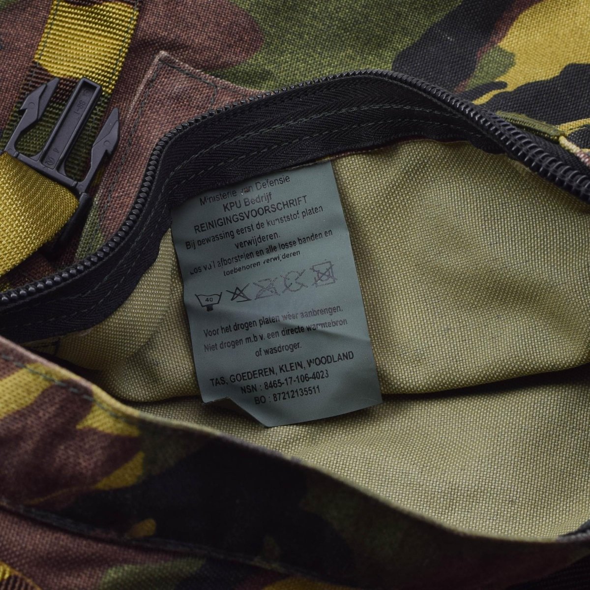 Original Dutch Military 20L Backpack Compact Field Outdoor Gear Woodland Camo