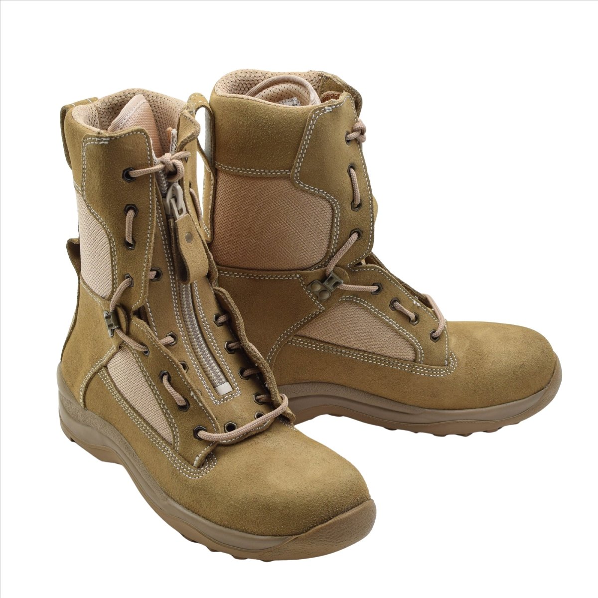 Original Dutch Military Air Force Pilot Boots Genuine Leather Tactical Desert