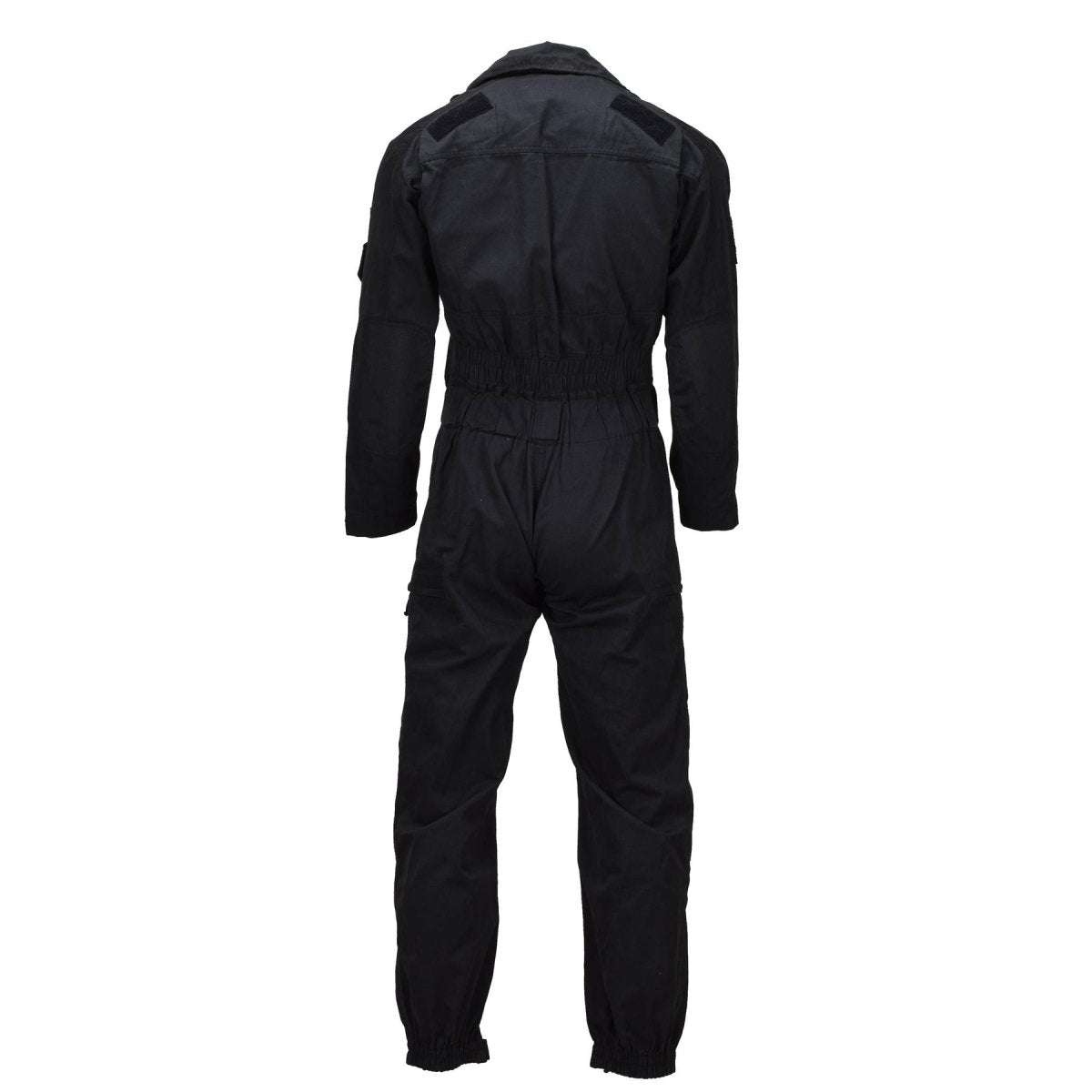 Original Dutch Military Flight Coverall Reinforced Knees Double Zipper Black