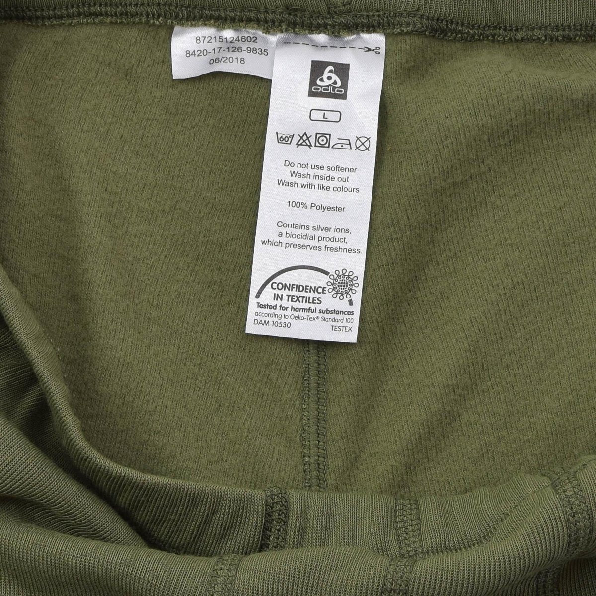 Original Dutch Military ODLO Thermal Underpants Soft Material Versatile Olive