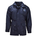 Original Dutch Military Parka Multiple Pockets High Neck Fisherman Logo Blue