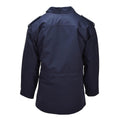 Original Dutch Military Parka Turn Down Collar Fisherman Logo Army Jacket Blue
