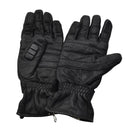 Original Dutch Military Tactical Combat Gloves Leather Knuckle Protection Black - GoMilitar