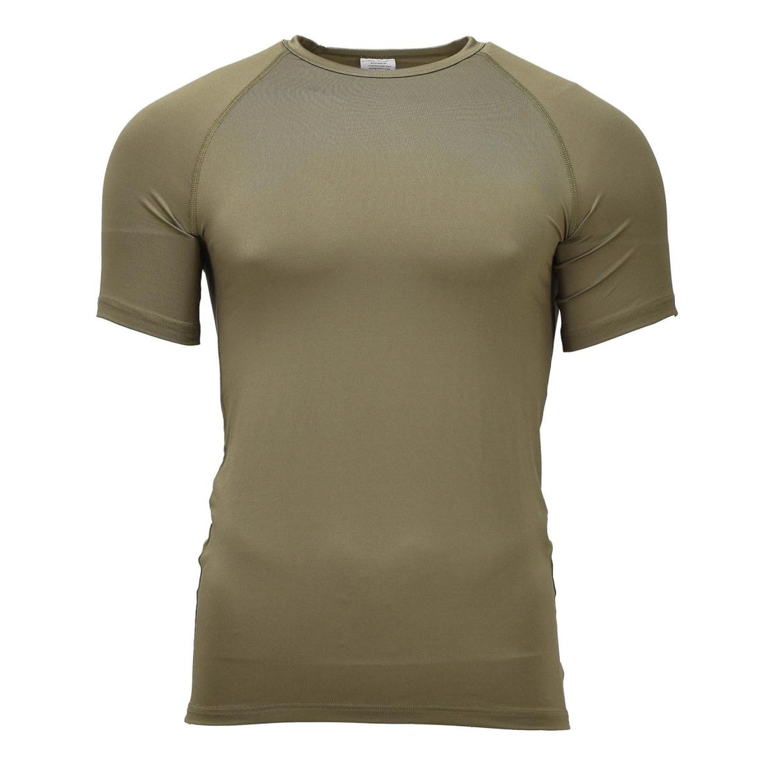 Original Dutch Military Thermal Undershirt Short Sleeve Lightweight Olive