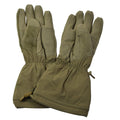 Original Dutch Military Winter ECWS Gloves Waterproof Goatskin Palm Olive