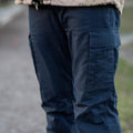 Original Dutch Military Work Pants Men Reinforced Knees Cargo Pockets Blue