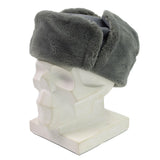 Original East Germany army officer winter hat cold weather ushanka faux fur NEW
