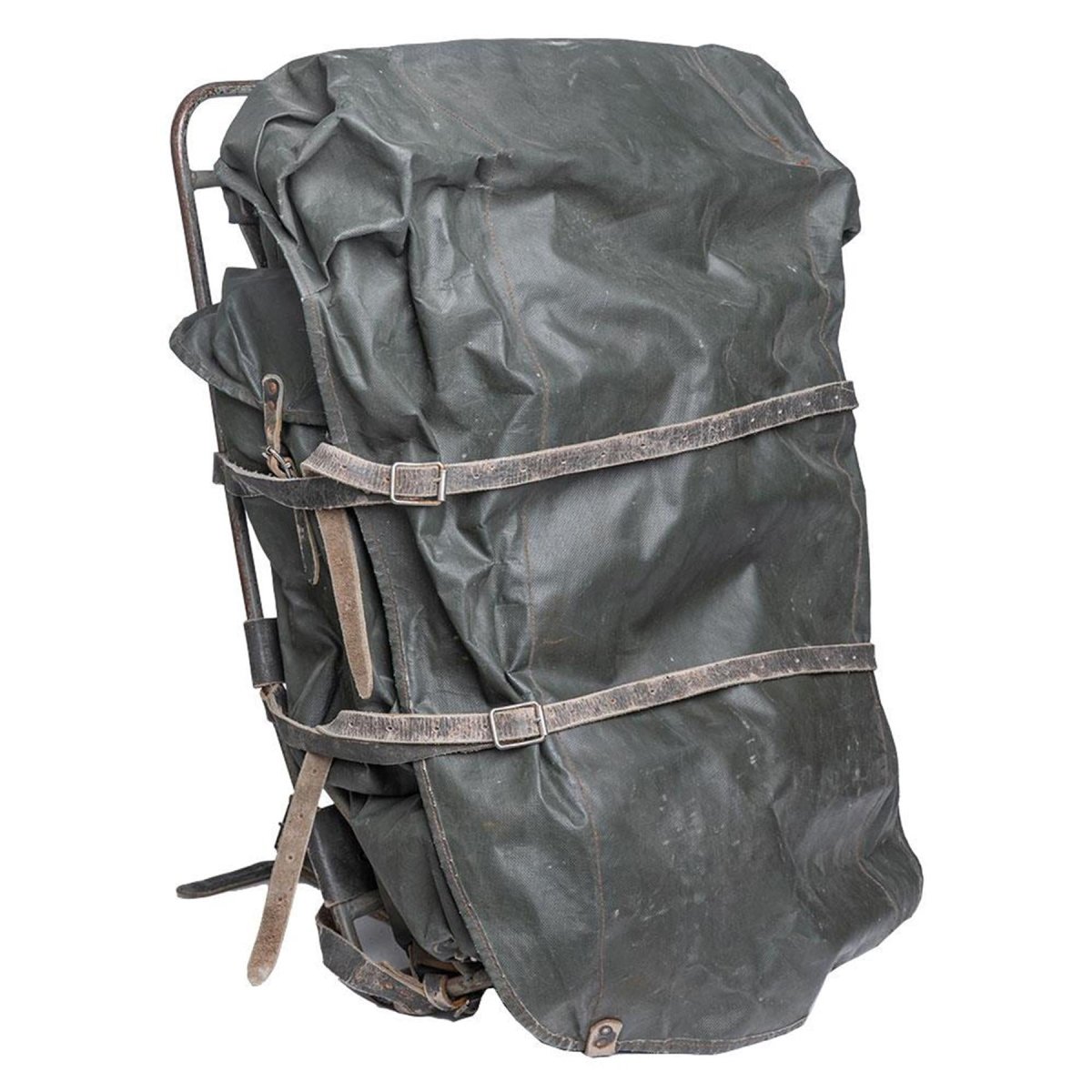 Vintage metal frame backpack Original Finnish military framed - GoMilitar
