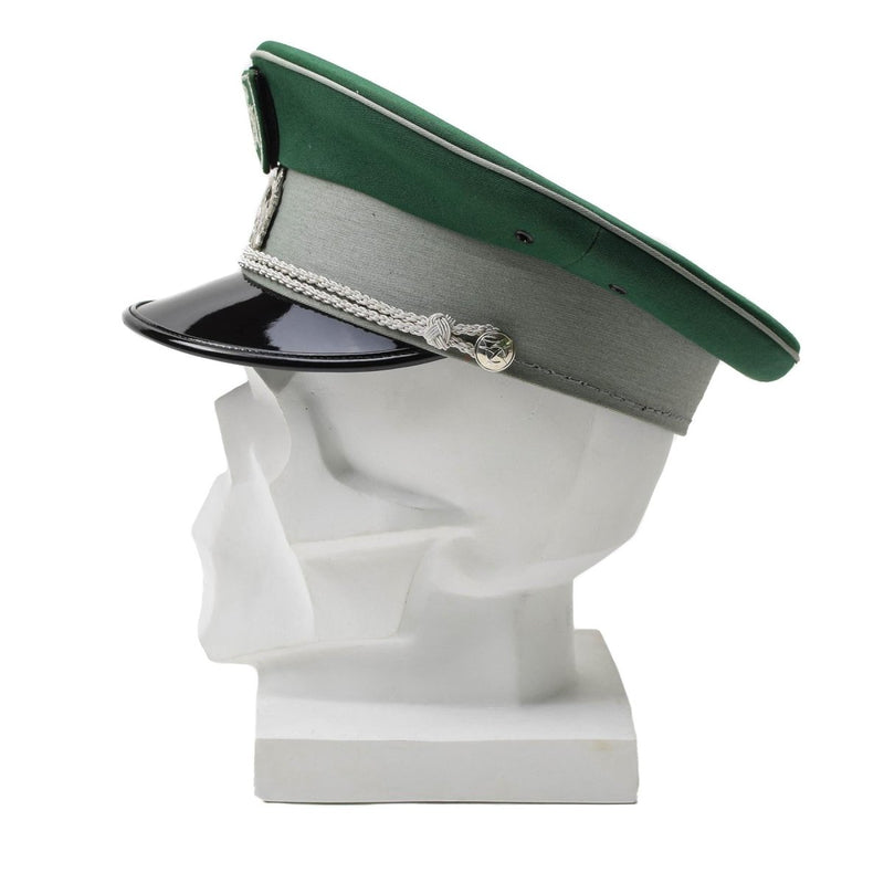 Original French army green visor peaked cap Ivory coast badge lightweight NEW - GoMilitar