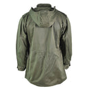 Original French army Olive OD jacket fatigue combat military hooded parka sateen - GoMilitar